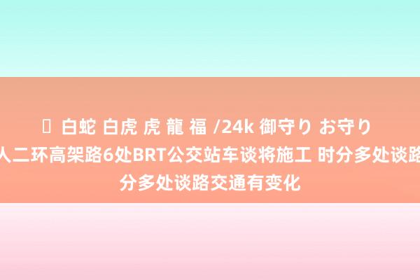 ✨白蛇 白虎 虎 龍 福 /24k 御守り お守り 扫视！成王人二环高架路6处BRT公交站车谈将施工 时分多处谈路交通有变化